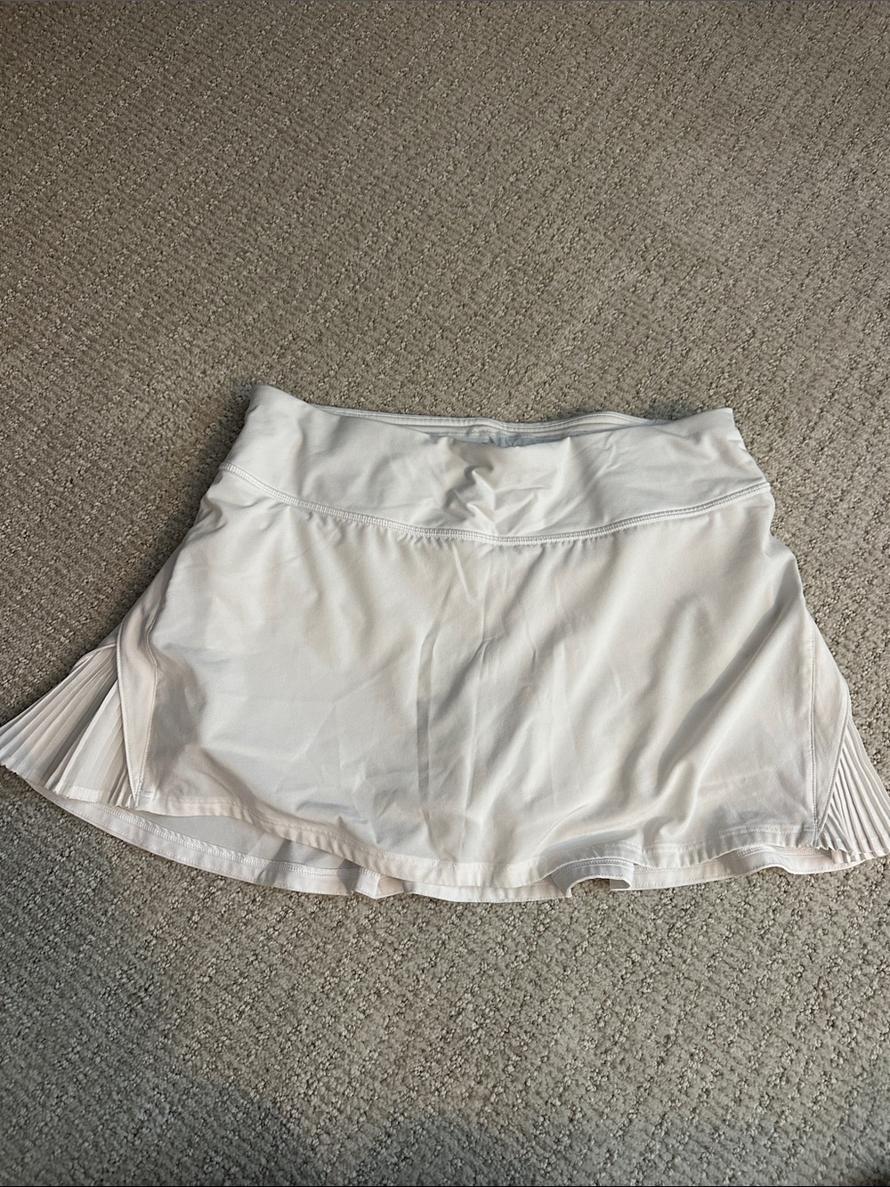 lululemon athletica White Pleated Side Athletic Skort